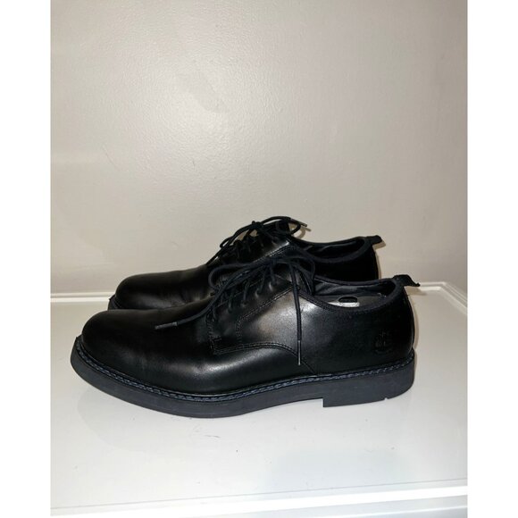 TIMBERLAND Mens Timberdry Waterproof Leather Shoes Loafers Black Size 11 A1U46 - Picture 1 of 9